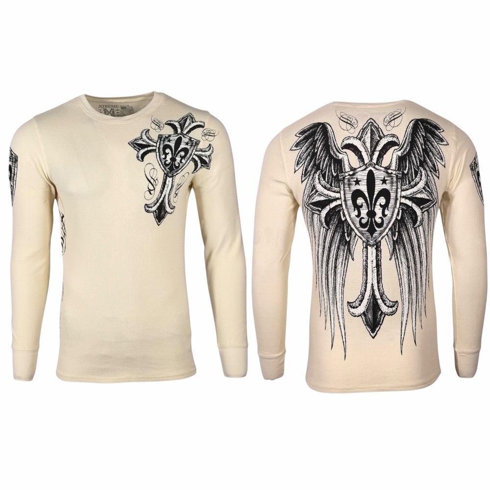 Xtreme Couture by Affliction Men's Thermal Shirt Worship
